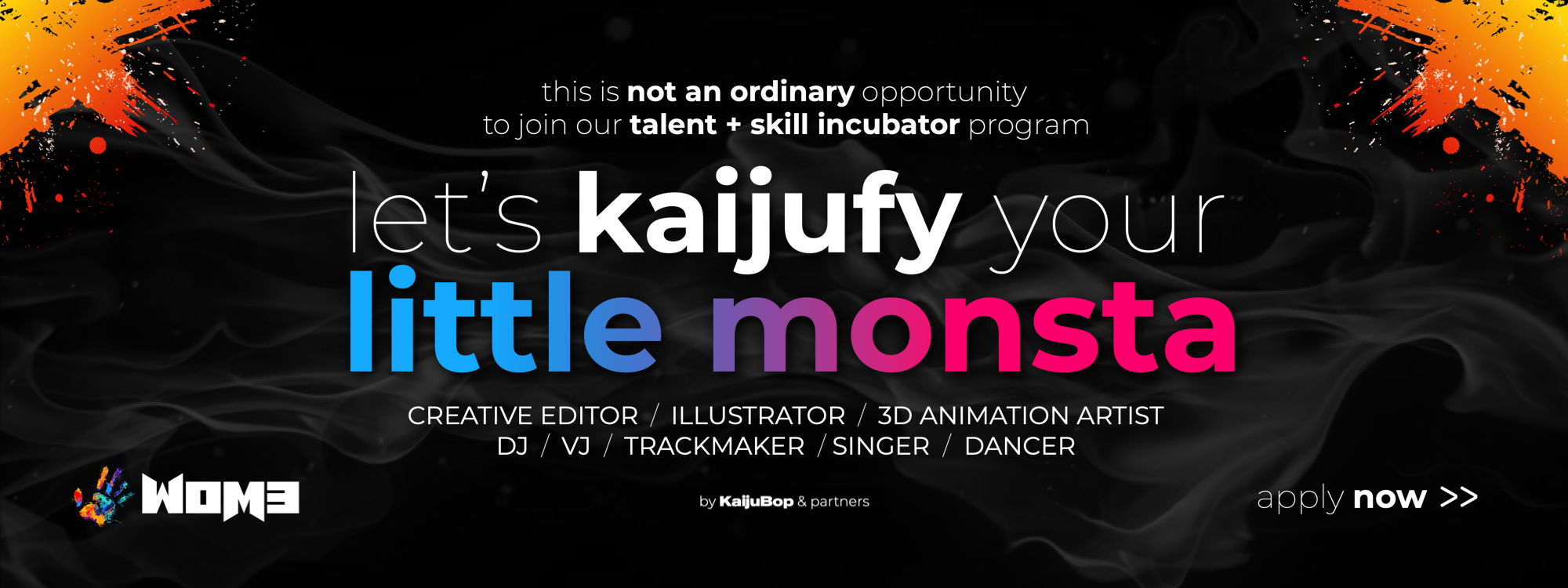 kaijubop the womb talent + skills incubator